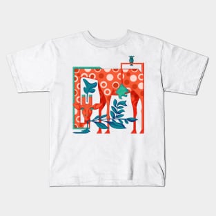 orange giraffe Kids T-Shirt